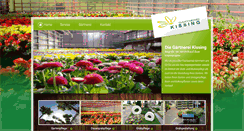 Desktop Screenshot of gaertnerei-kissing.com